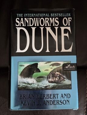 Sandworms of Dune Hardcover in Blue and Black